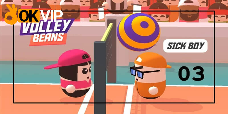 Volley Beans là tựa game bóng chuyền thú vị, kịch tính