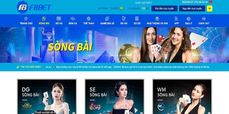 Các sản phẩm cược hấp dẫn tại F8bet OKVIP