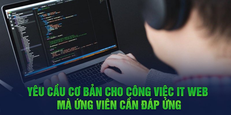 Yêu cầu cơ bản cho công việc IT WEB mà ứng viên cần đáp ứng